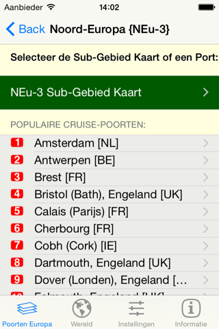 Cruise Ports -Europe  Zoomable Atlas screenshot 3