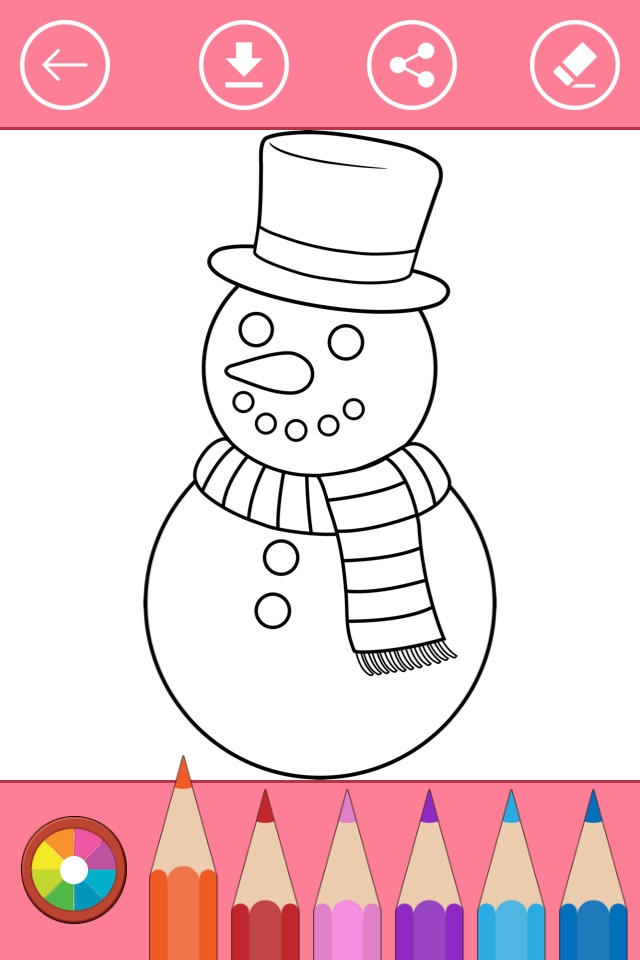 Christmas, Holiday Coloring Book for Kids screenshot 4