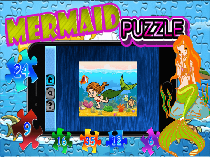 Mermaid Jigsaw Collection Learning For Kids