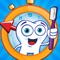 Denny® Timer is a visually instructive, animated timer that teaches children how to brush their teeth properly and thoroughly during the recommended 2-minute time