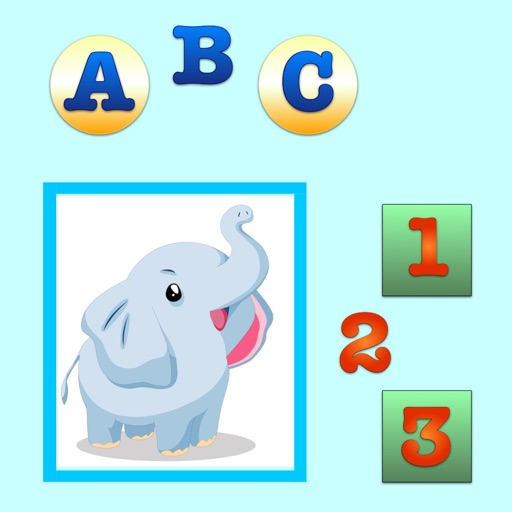 Toddler Letters, Numbers and Colours iOS App