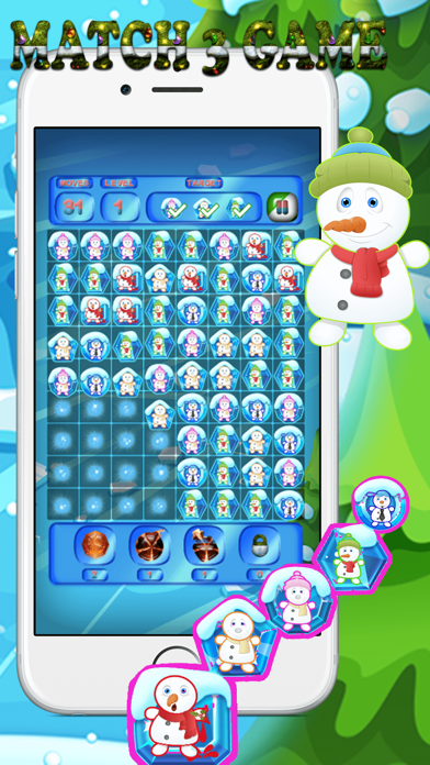 How to cancel & delete happy snowman match 3 from iphone & ipad 3