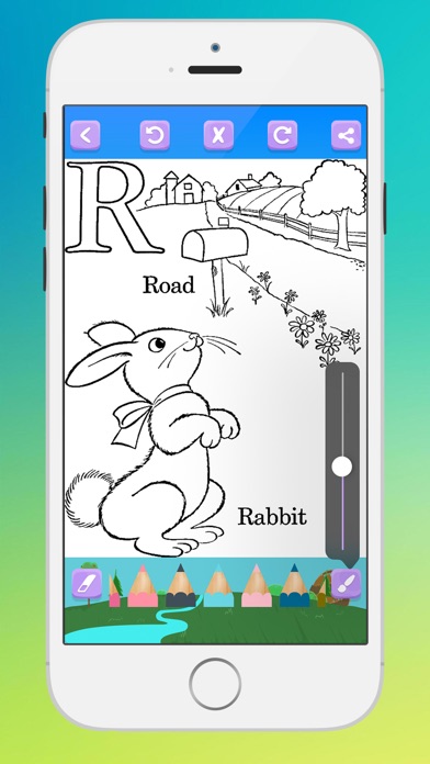 Coloring Book English Letters screenshot 3