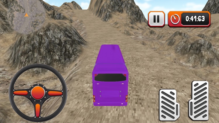 Offroad public transport bus & 3d driver simulator screenshot-4