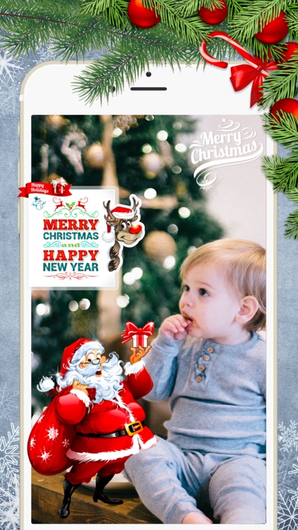 Happy Christmas & New Year Stickers for Pictures screenshot-3