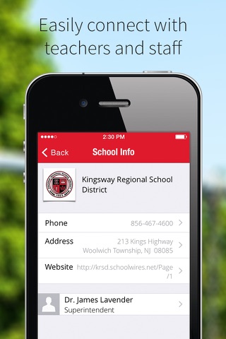 Kingsway Regional School District screenshot 2
