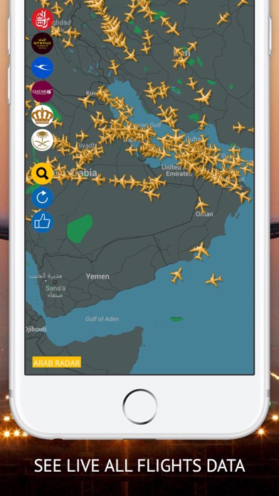 How to cancel & delete Arab Radar Free : Live Flight Radar & Status from iphone & ipad 1