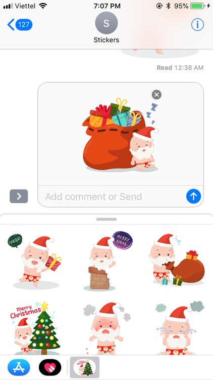 Christmas BoKid Funny Stickers