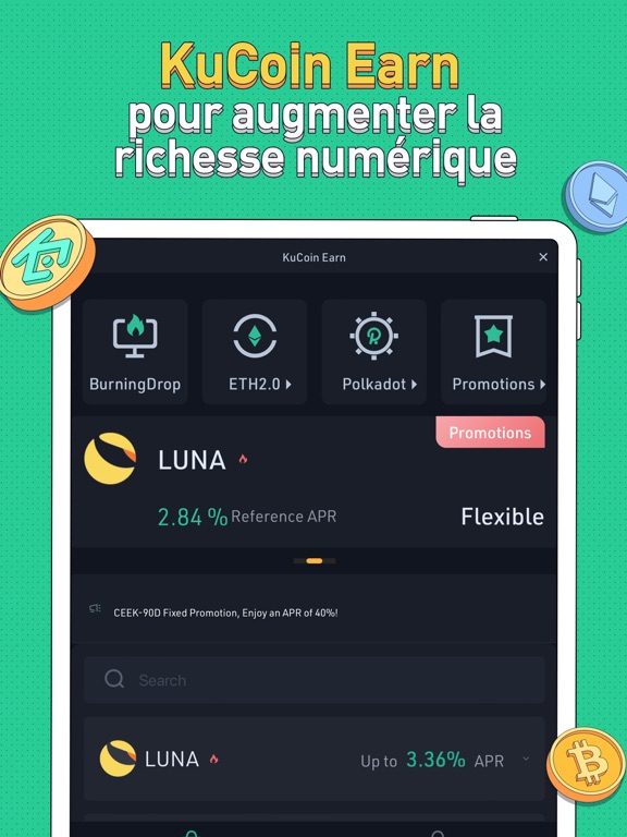 KuCoin- Crypto Monnaie & BTC KuCoin- Crypto Monnaie & BTC