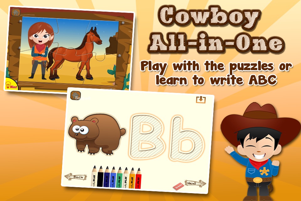 Cowboy Kids Games screenshot 2