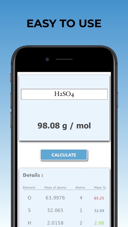 Molar Mass Calculator Pro screenshot-3