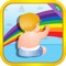 Perfect painting game for your baby - simple, colorful, cheerful, beautiful and sensory