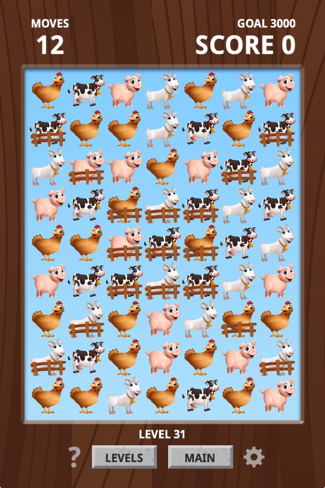 Farm Animal Match 3 Game screenshot 4