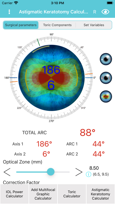 Panacea IOL Toric Calculator P screenshot 3