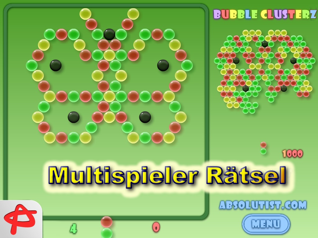Bubble Clusterz Puzzle HD screenshot 2