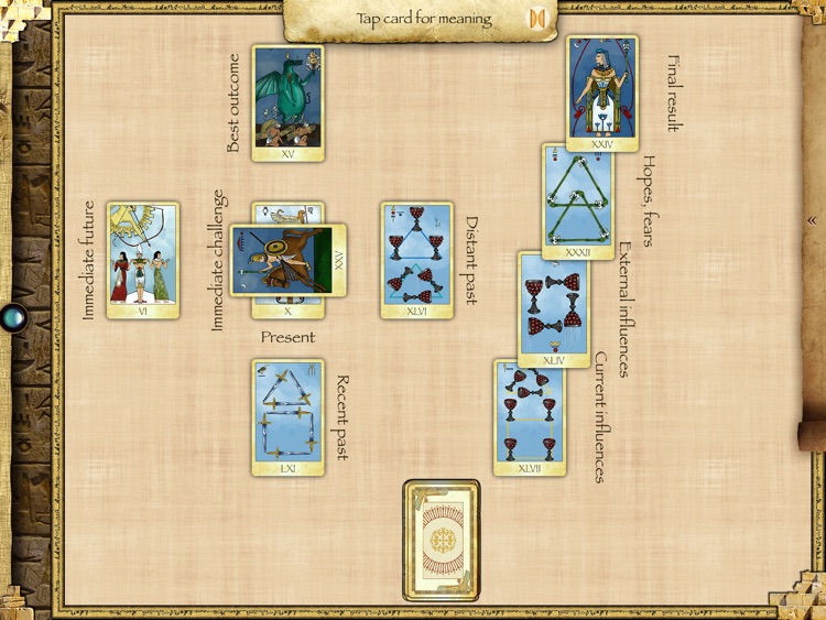 Egypt Tarot HD screenshot-3