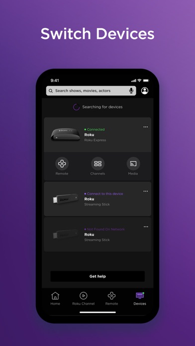 The Roku App (Official) Screenshot
