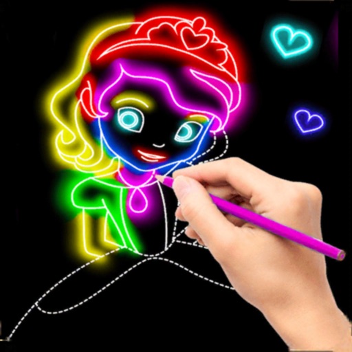 Learn to Draw Glow Cartoon