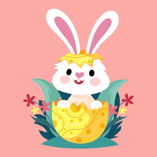 Easter Bunny Stickers