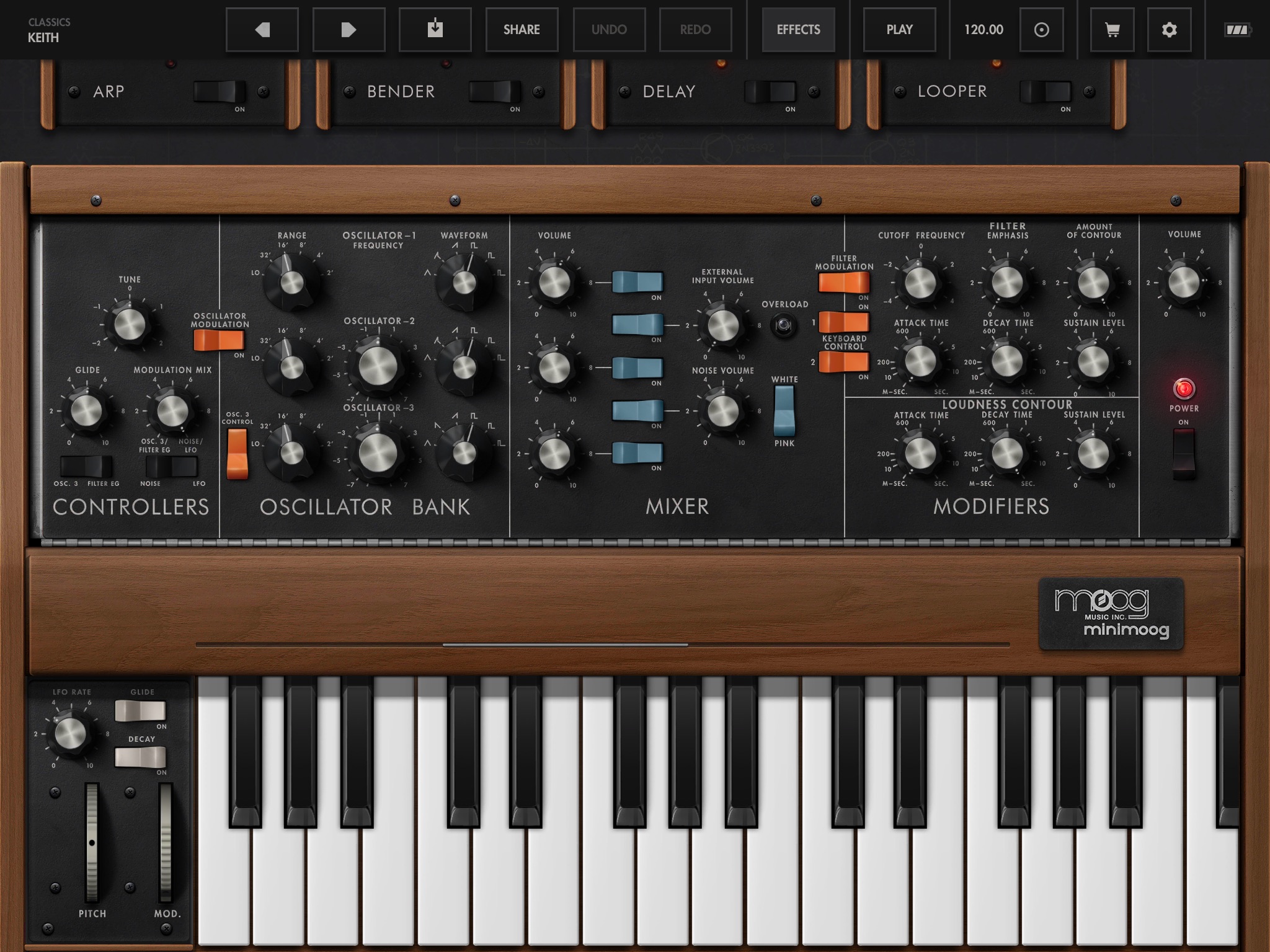 Minimoog Model D Synthesizer screenshot 4