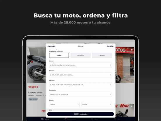 Motos.net - Motos de ocasión screenshot 2