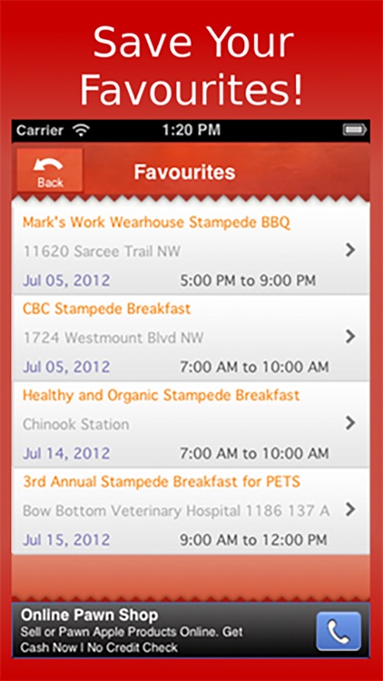 Free Stampede Breakfasts