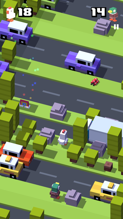 Crossy Road Screenshot on iOS