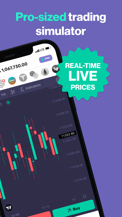 Stock Market Simulator & Game Screenshot on iOS