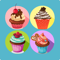 App Icon for Cupcakes Stickers App in Uruguay IOS App Store