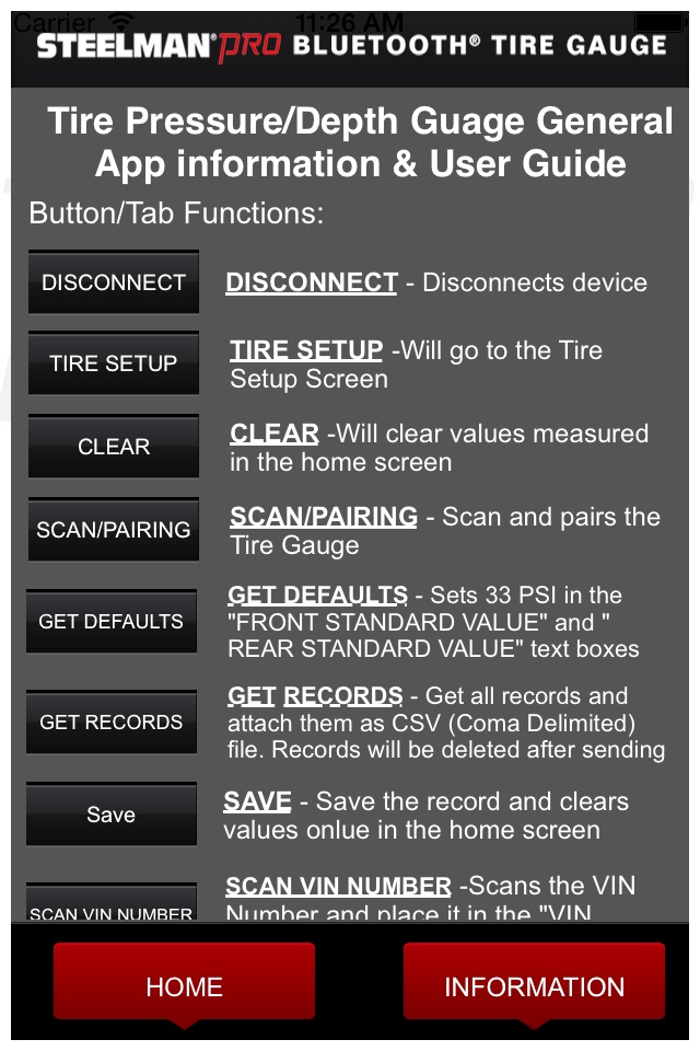 Bluetooth Tire Gauge screenshot 3