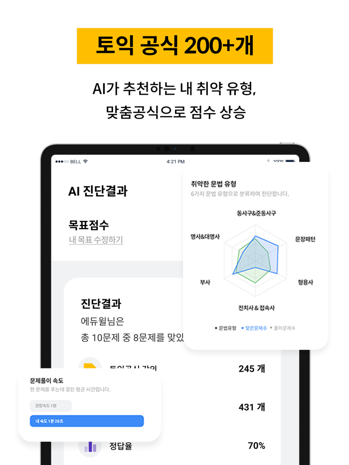 에듀윌 토익 AI-TOEIC 토익단어 토익기출 토익문법