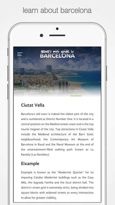 Barcelona City Guide & Maps screenshot 3