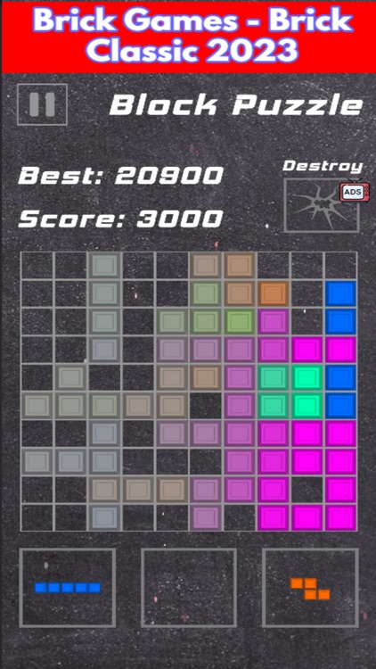 Brick Game - Fun Block Classic screenshot-0