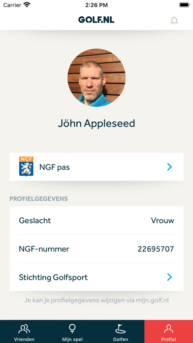 Golf.nl app screenshot 4