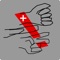 A rock paper scissors game with a Swiss touch