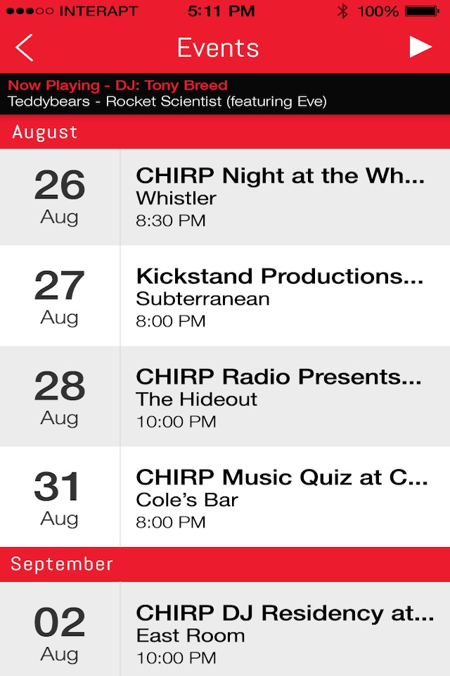 CHIRP Radio screenshot 3