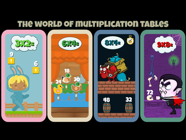 ‎World of multiplication tables Screenshot