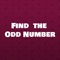 Welcome to "FIND THE ODD NUMBER" APP