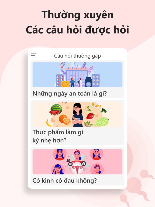 Tính Chu kì Kinh Nguyệt‪.‬