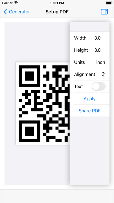 QR-Code Generator Screenshots