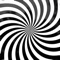 Icon Optical illusion hypnosis