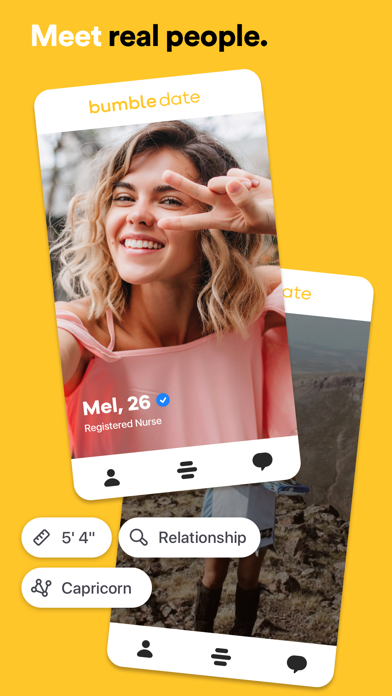 Screenshot 1 of Bumble - Dating. Friends. Bizz App