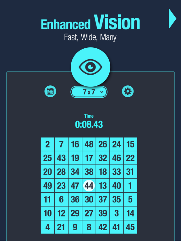 Speed Reading: Schulte Table screenshot 3