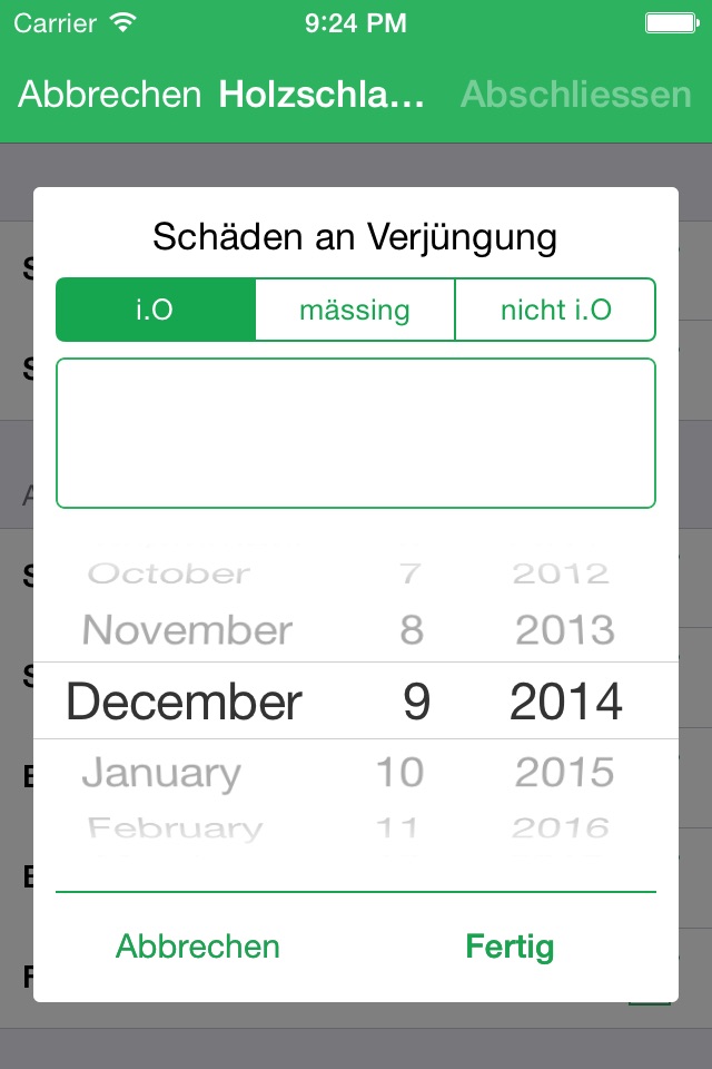 Forstauftrag screenshot 2