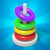 Icon Hoop Stack: Color Sort 3D
