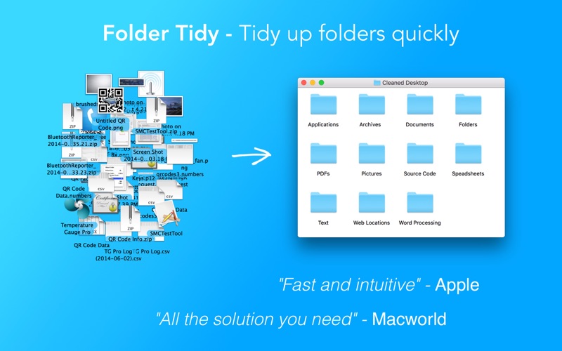 Folder Tidy Screenshots