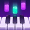 Piano Crush contains virtual piano games and a musical keyboard with a great variety of musical instrument sounds