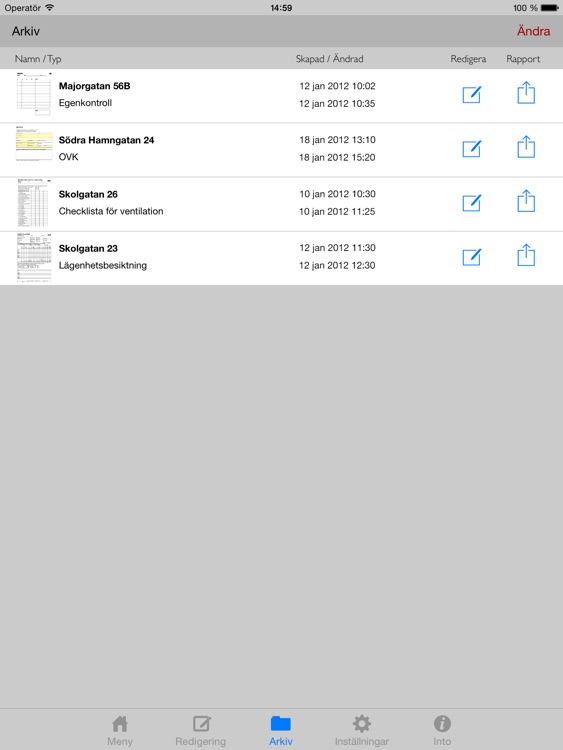 Besiktningsapp screenshot-3