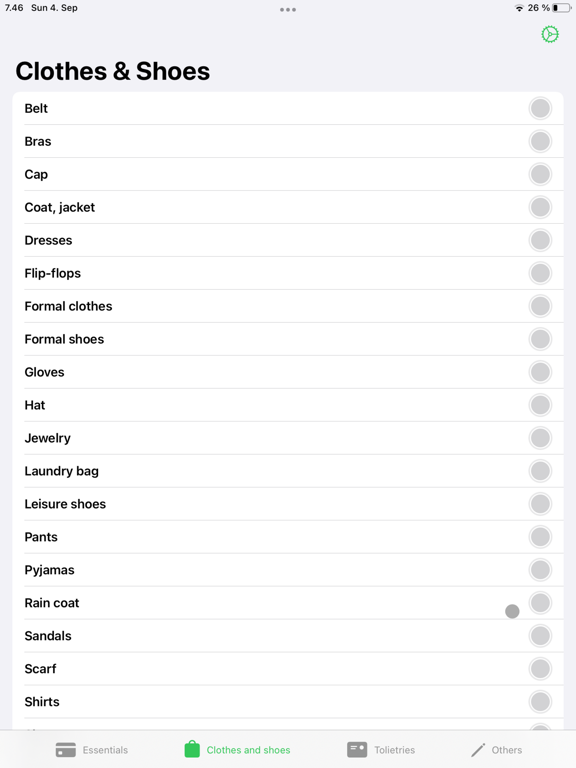 Vacation Travel Packing List App Price Drops