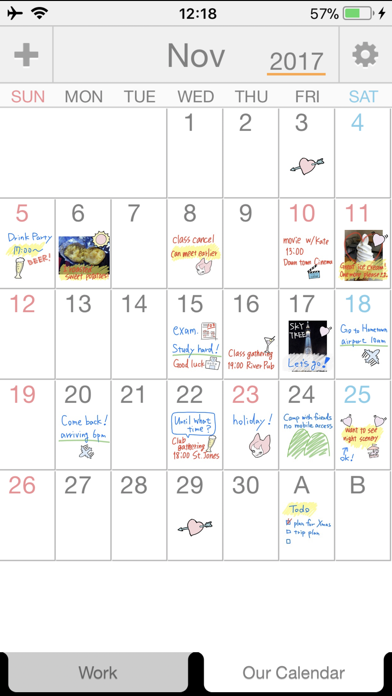 Screenshot #1 pour Palu - Handwriting Calendar -